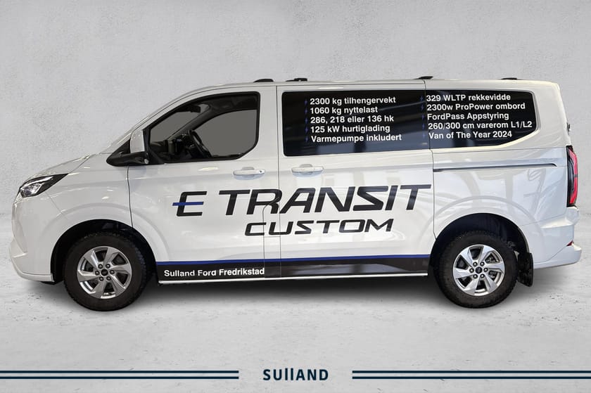 Bilde 2 av Ford E-Transit Custom 320 Limited | Krok | Carplay |  Nav