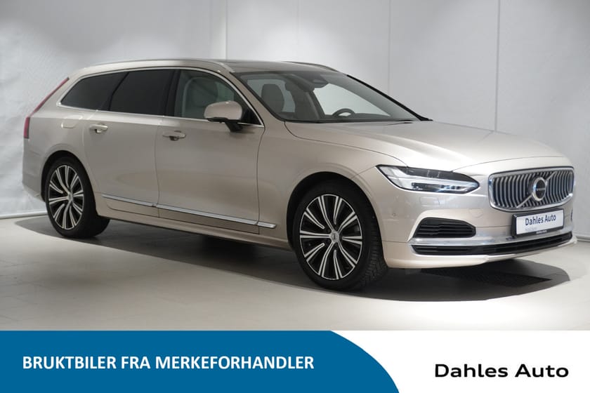 Bilde 1 av Volvo V90 T6 350hk AWD Plus Bright PANORAMA,KROK,SKINN,H&K,360