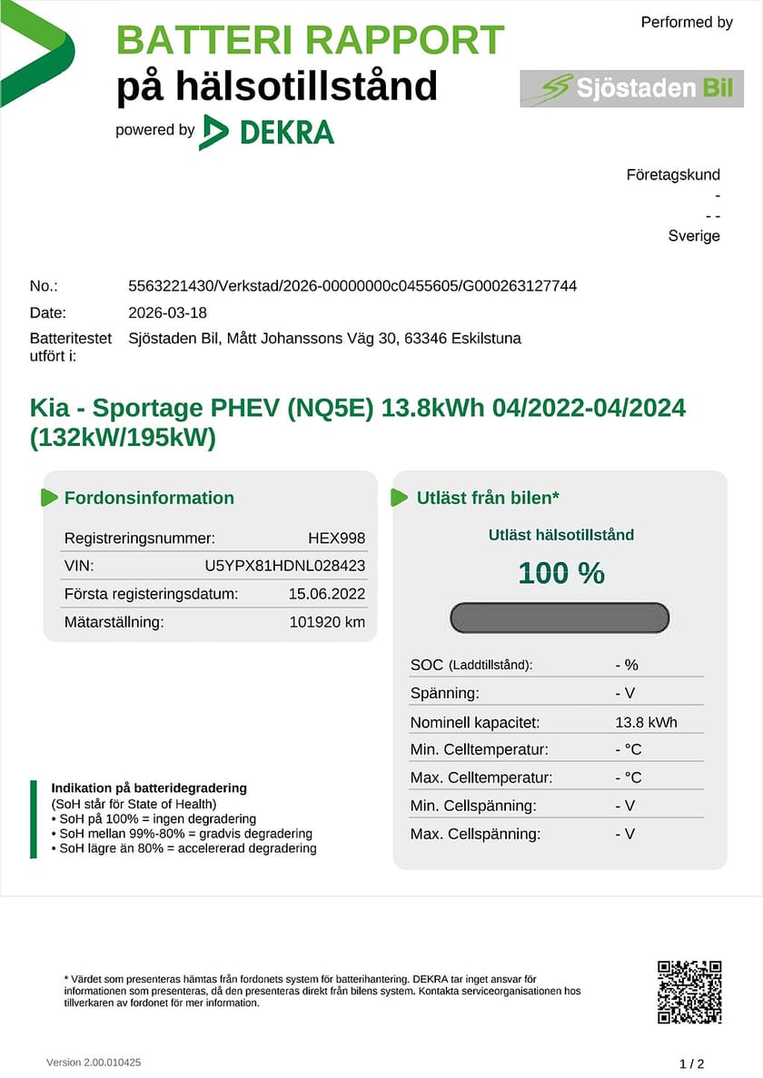 Bild 2 av Kia Sportage PHEV GT-Line Panorama Skinn Drag H&K 360° Navi