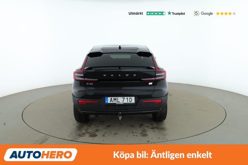 Bild 4 av Volvo C40 Recharge Single Motor / Panorama, Dragkrok, CarPlay