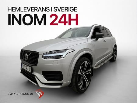 Volvo XC90 7 Säten Recharge T8 AWD R-Design B&W Luft Pano  Drag MOMS