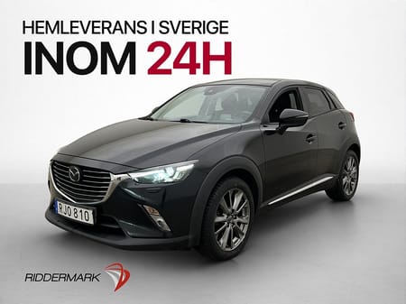 Mazda CX-3 120hk Optimum BOSE HUD Kamera Elstol Dragkrok