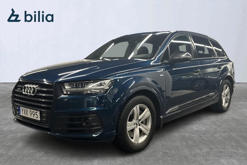 Bild 1 av Audi Q7 50 TDI quattro BOSE Fyrhjulsstyrning MMI Night Vision Matrix