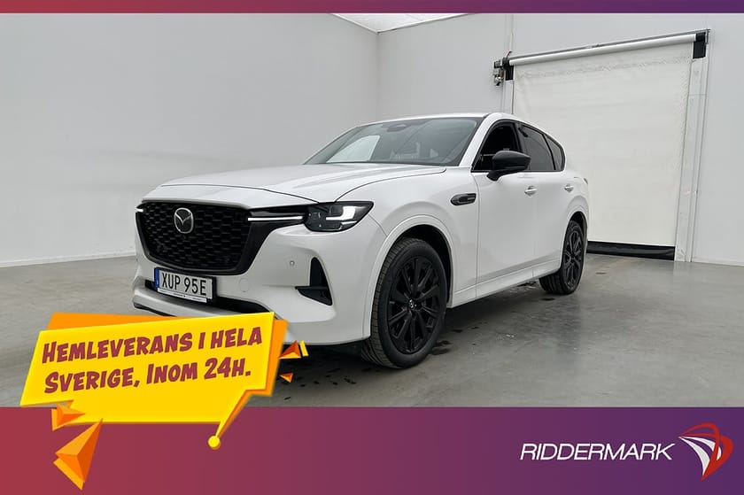 Bild 1 av Mazda CX-60 PHEV AWD Homura Pano BOSE Head up Drag 360 Skinn