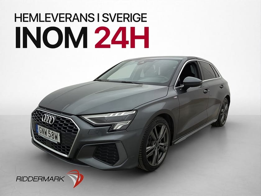 Bild 1 av Audi A3 Sportback 35 TFSI S-Line Värmare Cockpit CarPlay
