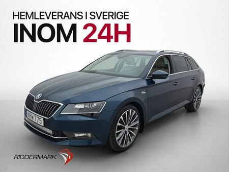 Škoda Superb Kombi Skoda 2.0 TDI 4x4 L&K Pano Kamera Skinn D-Värm Drag