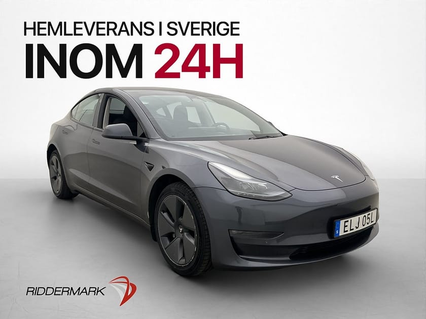 Bild 1 av Tesla Model 3 Long Range AWD Svensksåld Panorama