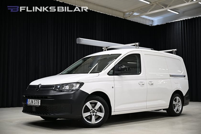 Bild 2 av Volkswagen Caddy Cargo Maxi DSG 122HK Servicebil|Inredd|Dubbeldörr|Sortimo|Pipetube