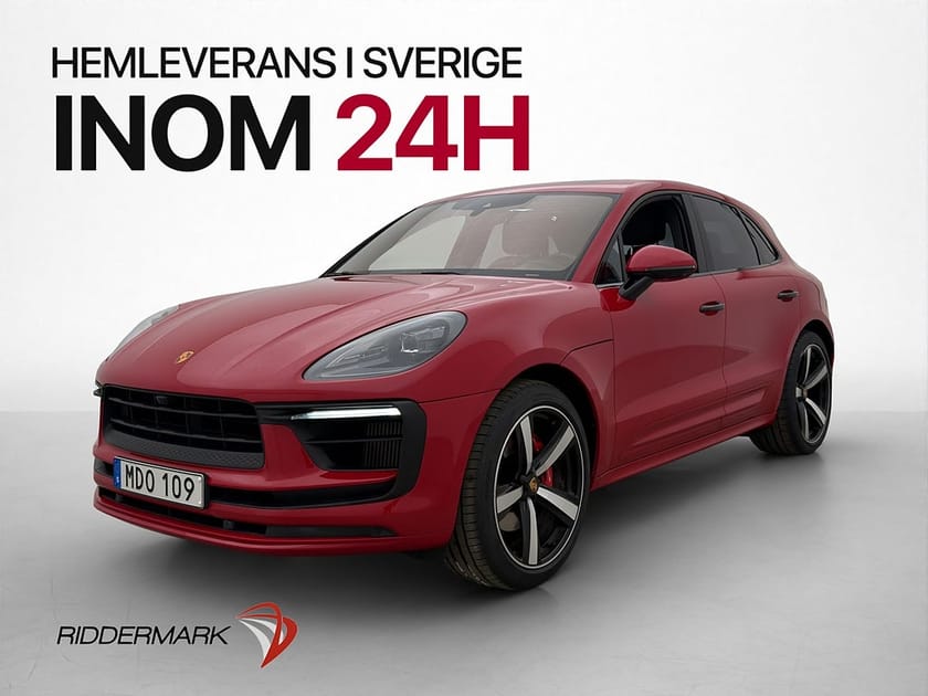 Bild 1 av Porsche Macan S 380hk Chrono Sportavgas Burmester Pano PASM