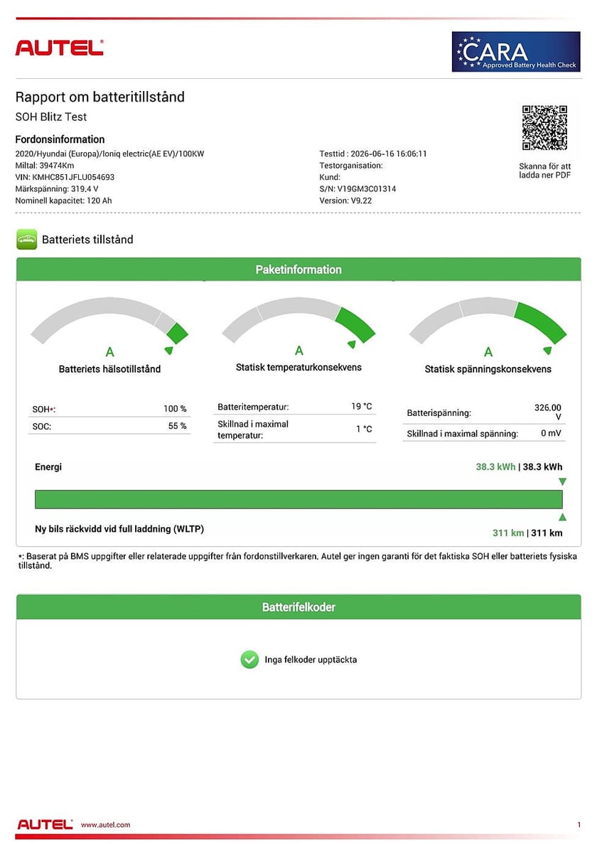 Bild 2 av Hyundai Ioniq Electric 38.3 kWh, 136 HK / Premium Plus / Infinity /