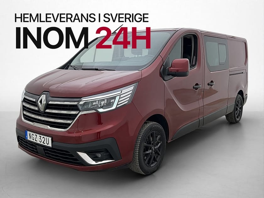 Bild 3 av Renault Trafic Skåpbil Dubbelhytt 170hk Värm Drag B-Kam CARPLAY Moms