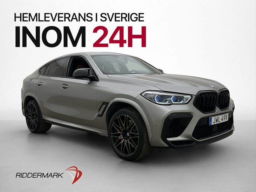 Bild 3 av BMW X6 M Competition X6M 625hk Driver's Sky Lounge B&W Night-V