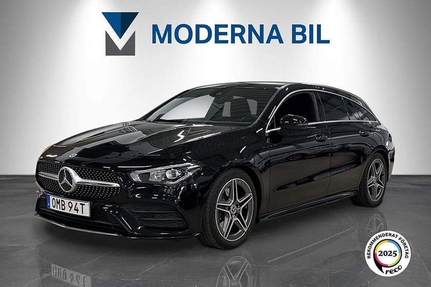 Bild 1 av Mercedes-Benz CLA 200 d Shooting Brake SB 150hk AMG Line Widescreen Dragkrok B-kamera