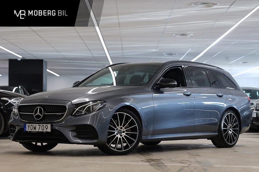 Bild 1 av Mercedes-Benz E 200 T d 150hk AMG Pano 360° Alcantara Night Paket