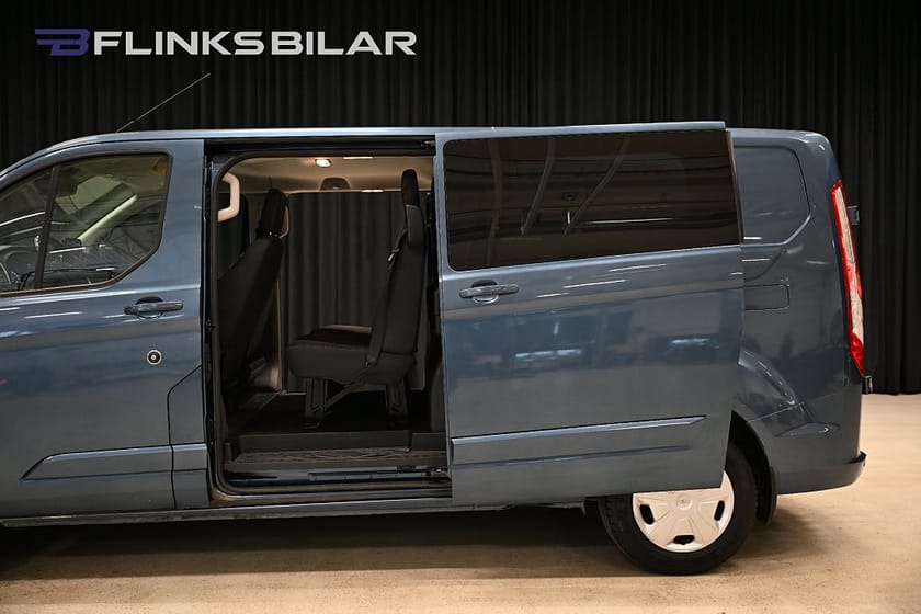 Bild 5 av Ford Transit Custom 340 Crew Van 170HK Automat|Dubbelhytt|LED|Dubbeldörr|Kambytt