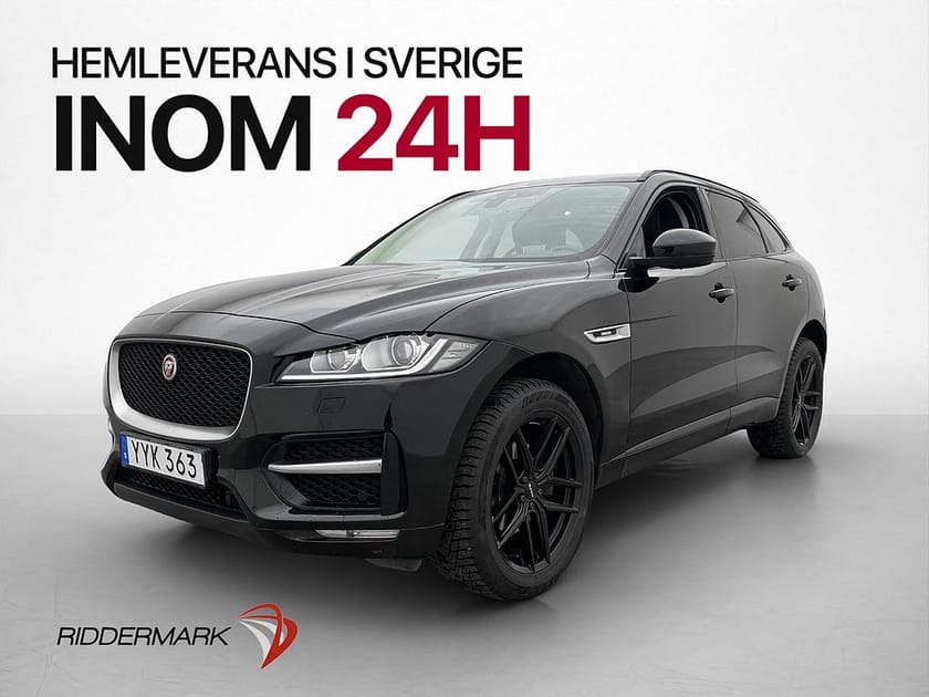 Bild 3 av Jaguar F-Pace 20d AWD 2.0d 180hk R-Sport B-Kamera Navi M-Värmare