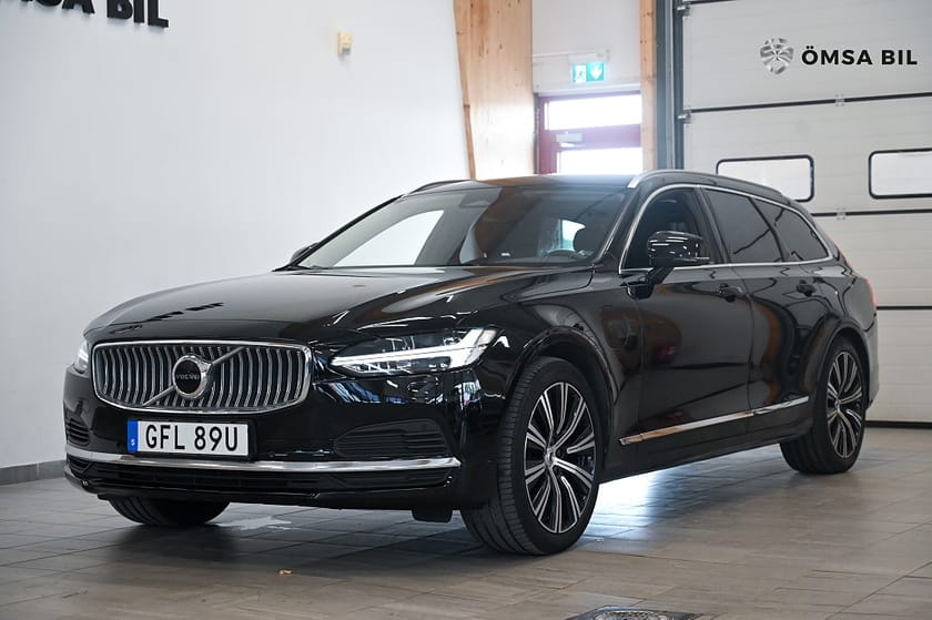 Bild 2 av Volvo V90 Recharge T8 AWD PLUS BRIGHT Navi Skinn Carplay 456hk