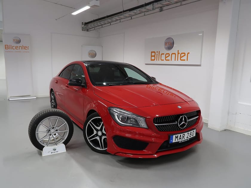 Bild 1 av Mercedes-Benz CLA 220 d AMG Line V-Däck ingår Taklucka-Kamera-Motorvärmar