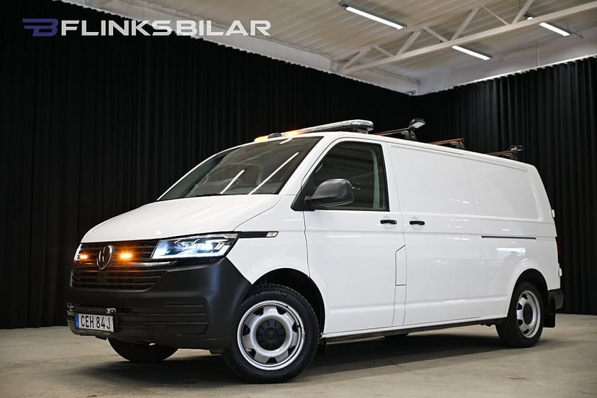 Bild 3 av Volkswagen Transporter 4Motion 150HK L2|Servicebil|V-Inredd|Dubbeldörr|SeUtr!!