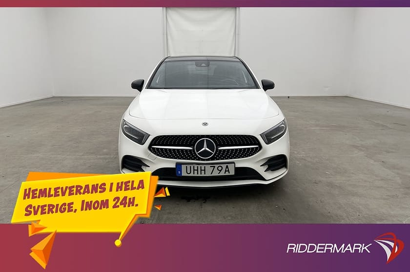 Bild 2 av Mercedes-Benz A 200 A200 AMG Pano Burmester Wide Kamera Navi Drag