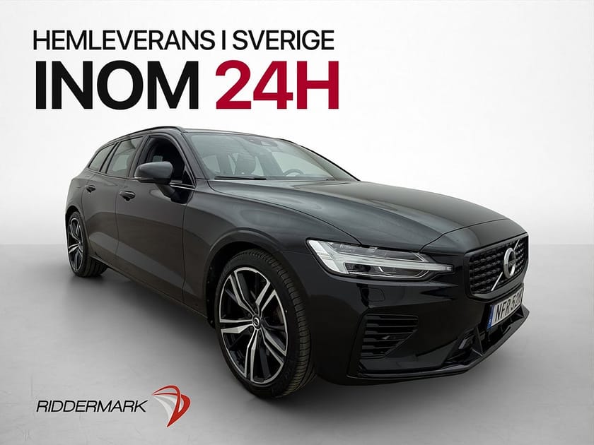 Bild 1 av Volvo V60 Recharge T6 AWD R-Design VOC P-Värm Kamera Carplay
