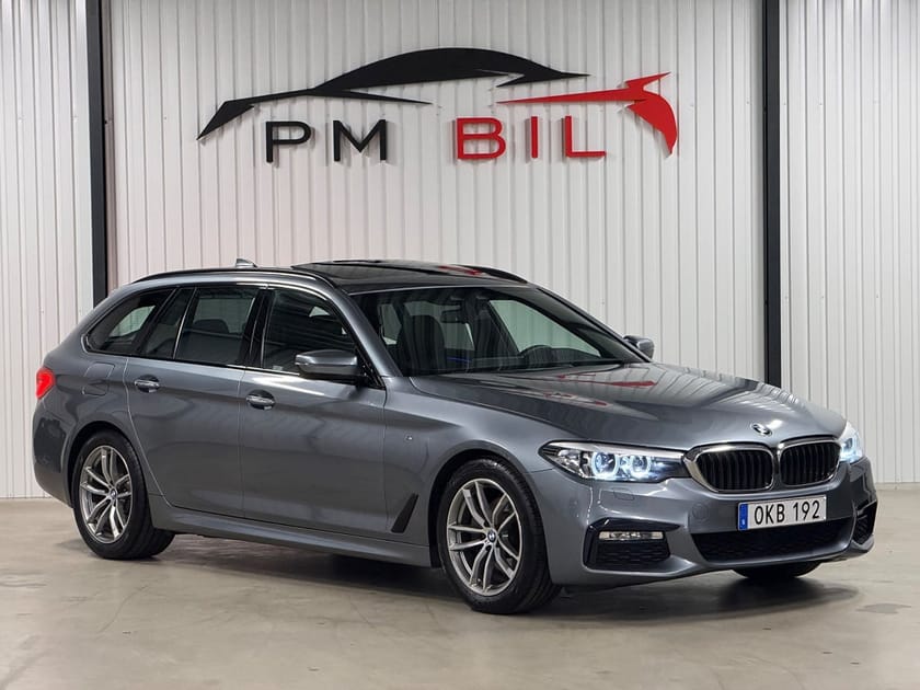 Bild 2 av BMW 520d Touring M-Sport Steptronic Panorama Läder Drag Värmare