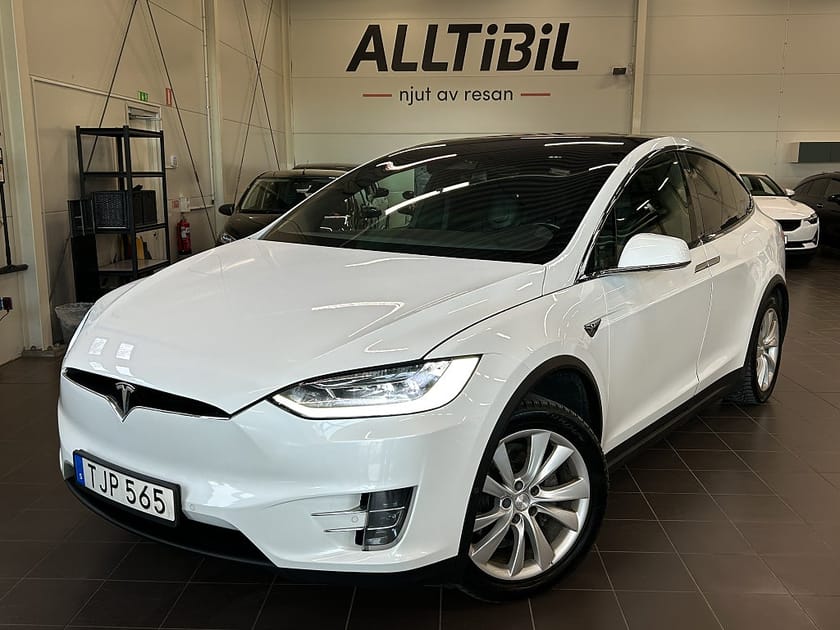 Bild 1 av Tesla Model X 90D 423hk Softclose/Keyless/Kamera/Helskinn/6-sits/Moms