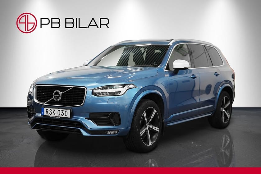 Bild 1 av Volvo XC90 D5 AWD 235hk R-Design 7-Sits Pano 360° Drag VOC BLIS