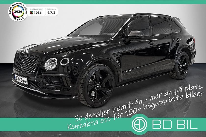 Bild 1 av Bentley Bentayga W12 MULLINER BLACK LINE SVENSKSÅLD UNIK