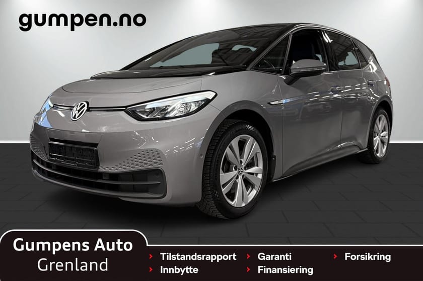 Bilde 1 av Volkswagen ID.3 Pro 58kwh 145 hk Kamera/Navi/Keyless/Oppv.ratt