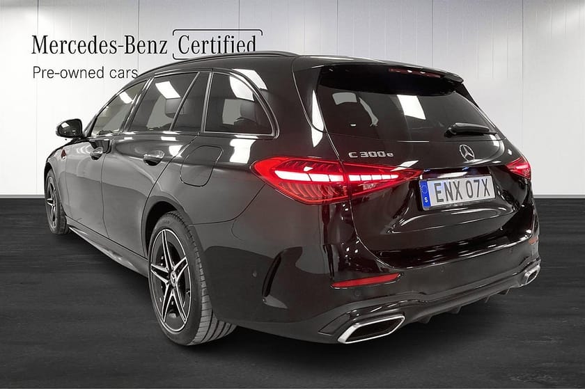 Bild 4 av Mercedes-Benz C 300 T e C300 AMG Advanced Nightpack 360 kamera Carplay Drag
