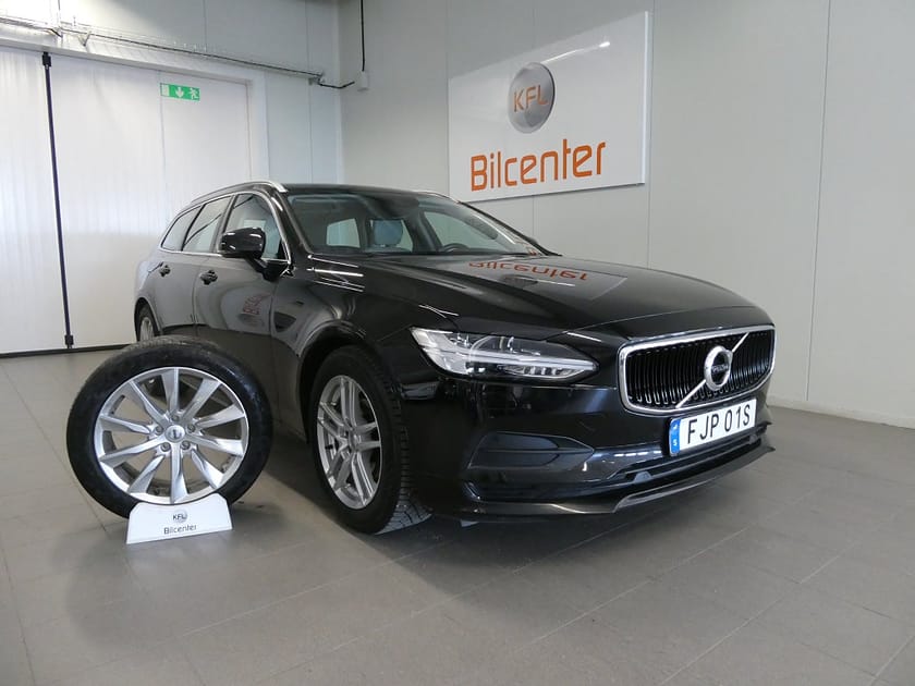 Bild 1 av Volvo V90 D4 Aut-Drag-VOC-Värmare-Nyservad-Skinn-SoV