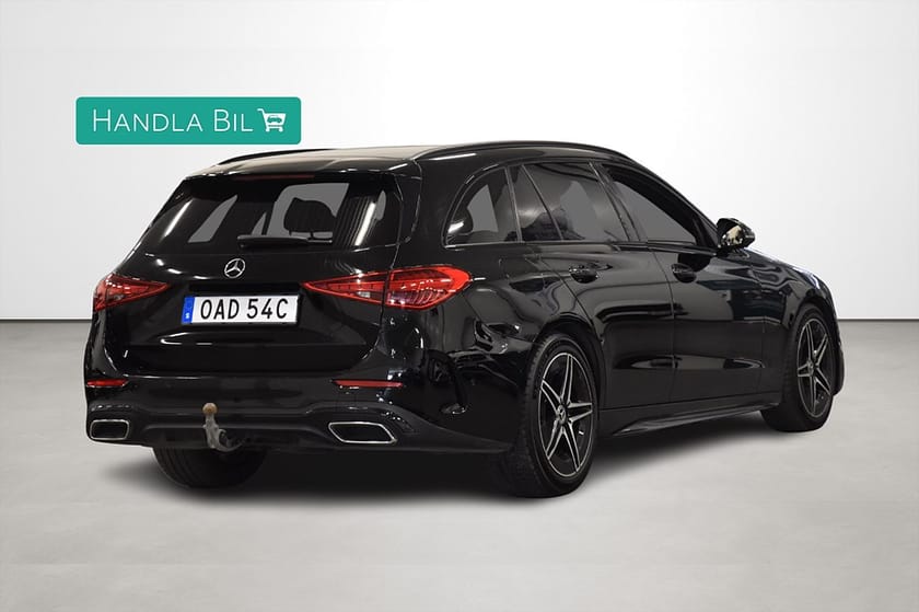 Bild 5 av Mercedes-Benz C 220 T d AMG-Line D-värm Burmester Skinn Rattv Dragkrok 200hk