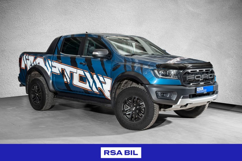 Bilde 1 av Ford Ranger Raptor 213 hk RAPTOR. 1 år garanti/Eberspracher/H feste /LED