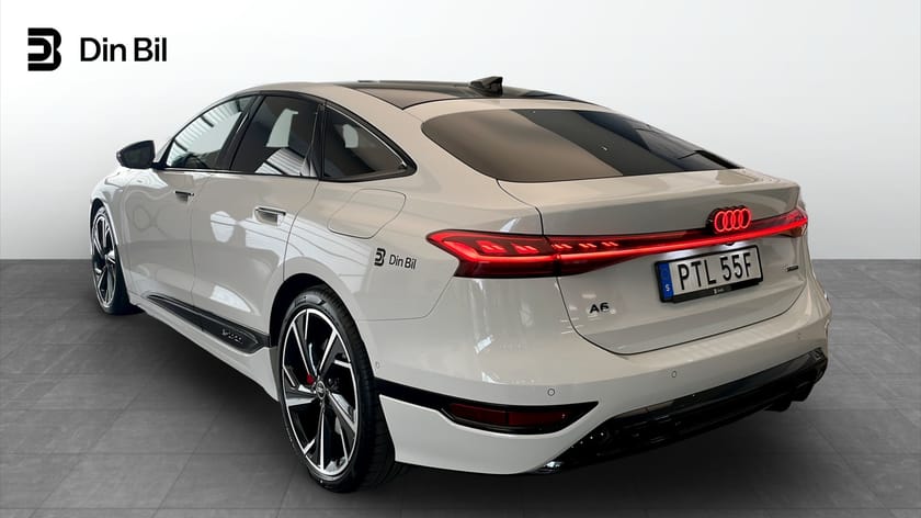 Bild 4 av Audi A6 Sportback e-tron quattro Vit elegans. Elektrisk dominans.