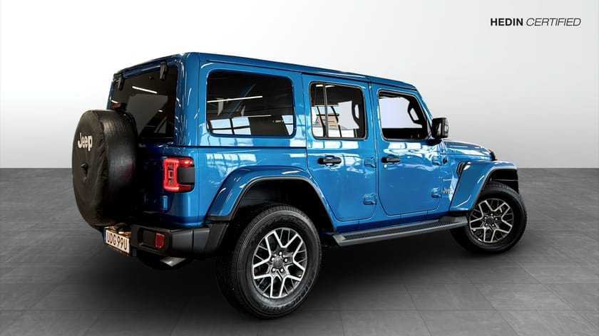 Bild 2 av Jeep Wrangler Unlimited 4xe SAHARA PHEV 380HK / KAMERA / ALPINE /