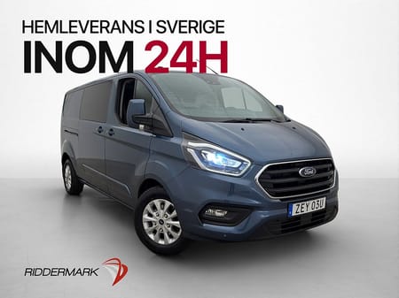 Ford Transit Custom 340 Crew Van transit-custom CrewVan L2 Värm Drag Kamera 6-Sits Moms