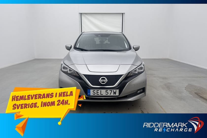 Bild 2 av Nissan Leaf 40 kWh Tekna BOSE 360° Kamera Navi Rattvärme