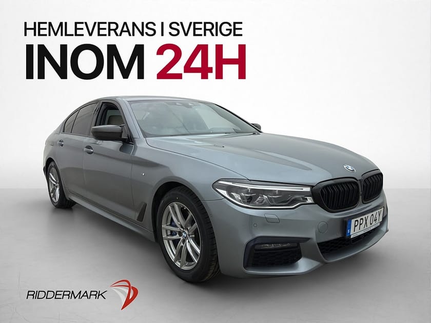 Bild 1 av BMW 530i xDrive Sedan 252hk M Sport Pano H/K HUD P-Värm 360° Läder