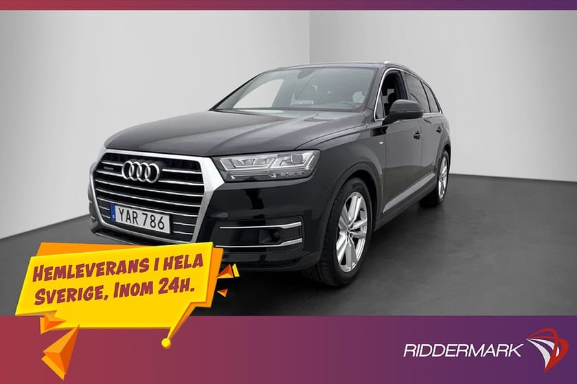 Bild 2 av Audi Q7 3.0 TDI Q S-Line 7-Sits Panorama Drag Kamera Cockpit