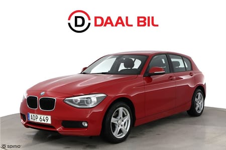 BMW 118d 5-DÖRRARS AUTOMAT BLUETOOTH P-SENS FARTHÅLLARE