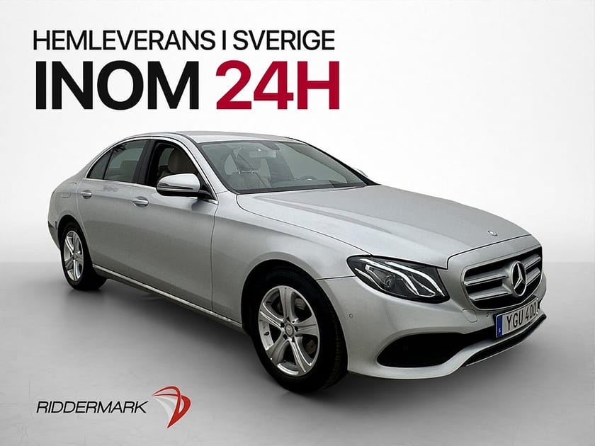Bild 1 av Mercedes-Benz E 220 d E220d 194hk Avantgarde Backkamera Navi Lågmil