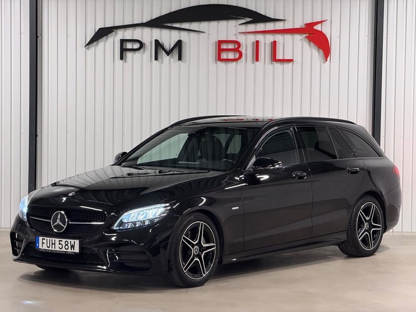 Bild 1 av Mercedes-Benz C 220 T d Night Edition AMG Line Drag Navi Cockpit S&V-Hjul