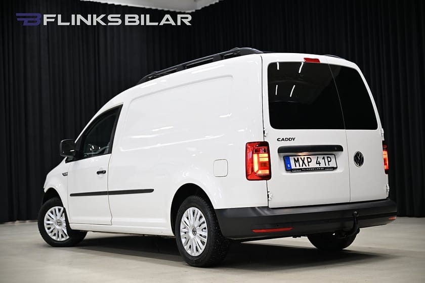 Bild 4 av Volkswagen Caddy Maxi Van DSG 102HK Drag|Värmare|Inredd|Dubbelgolv|EnÄgare|Lågmil