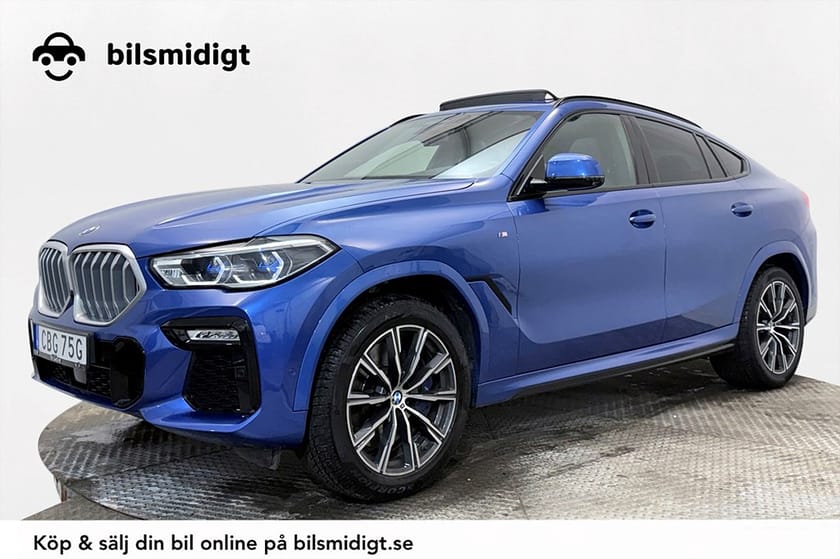 Bild 1 av BMW X6 xDrive40i M Sport Drag Pano 360° HUD H/K SE SPEC MOMS 340hk