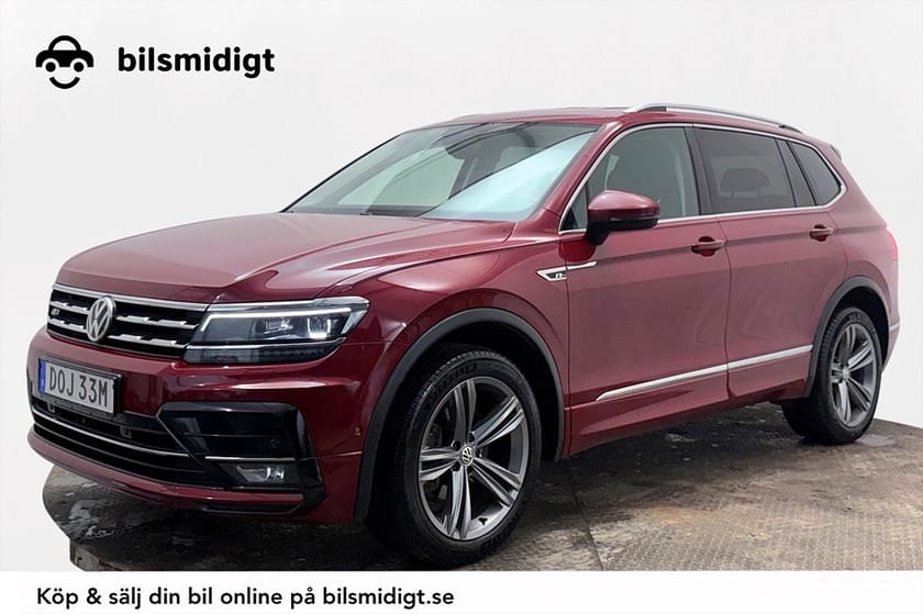 Bild 1 av Volkswagen Tiguan Allspace 7-sätes 2.0 4M GT R-Line 7-sits Drag Värmare Kamera MOMS