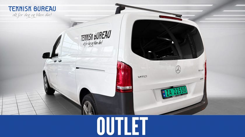 Bilde 4 av Mercedes-Benz Vito 119 CDI 4x4 3.0t Webasto,hengerfeste,ryggekamera 2500 Kg krokvekt