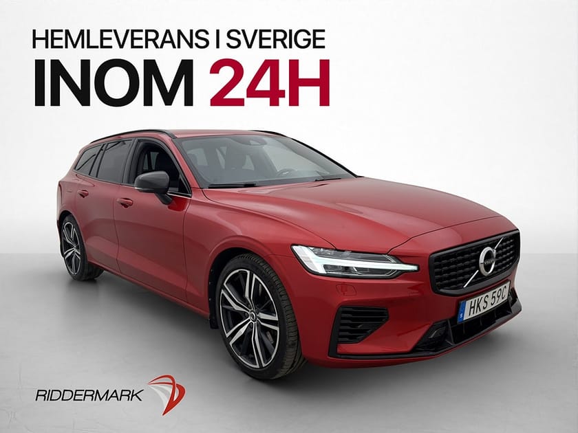 Bild 1 av Volvo V60 Recharge T6 AWD R-Design Drag H/K Skinn Värmare