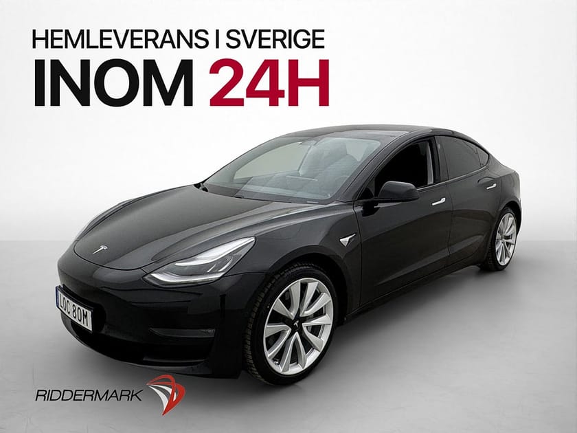 Bild 4 av Tesla Model 3 Long Range AWD Pano B-Kamera Skinn AP Navi