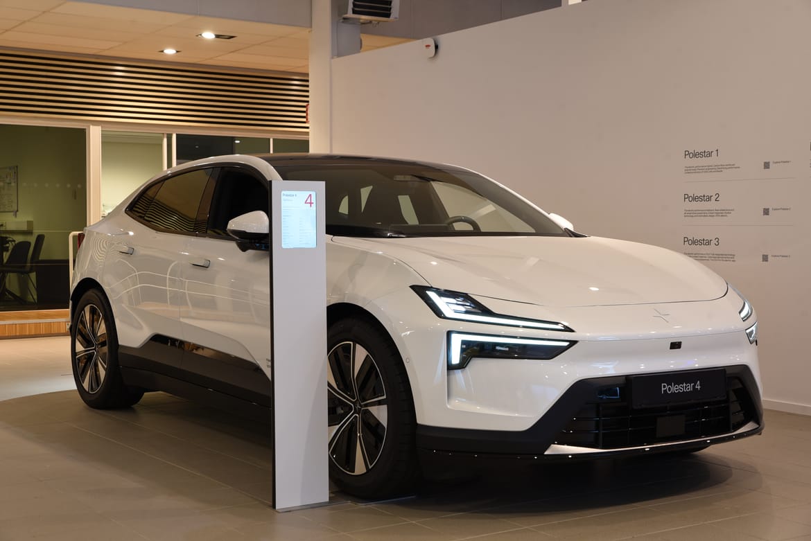 Polestar 4 2025 - miniatyr 2